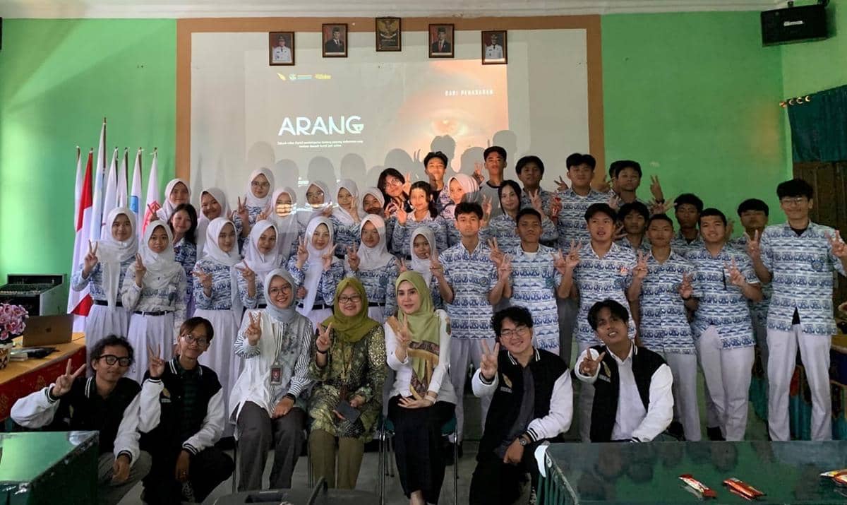 Tim Boopskiii, kelompok mahasiswa Institut Teknologi Sumatera (Itera) Sosialiasasikan Bahaya Judi Online melalui pemutaran film Arang