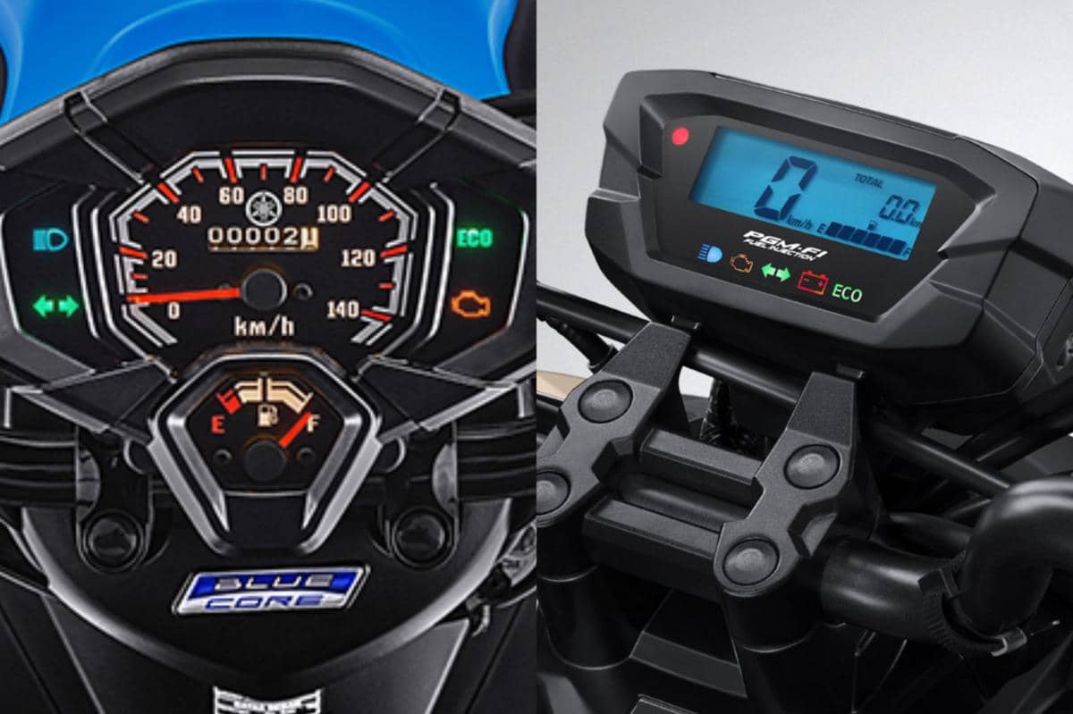 Speedometer Yamaha X-Ride dan Honda BeAT Street