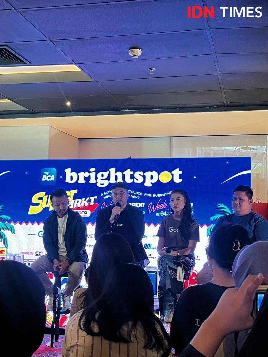 Press Conference Brightspot SuperMRKT pada Rabu (19/11/2025) siang di Side Room, Ratu Plaza GF, Jakarta Pusat