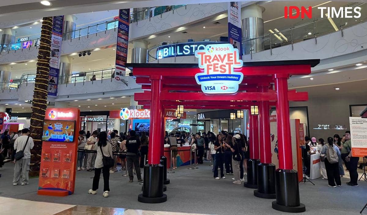 Potret Klook Travel Fest 2025, Central Park Mall, Jakarta Barat 