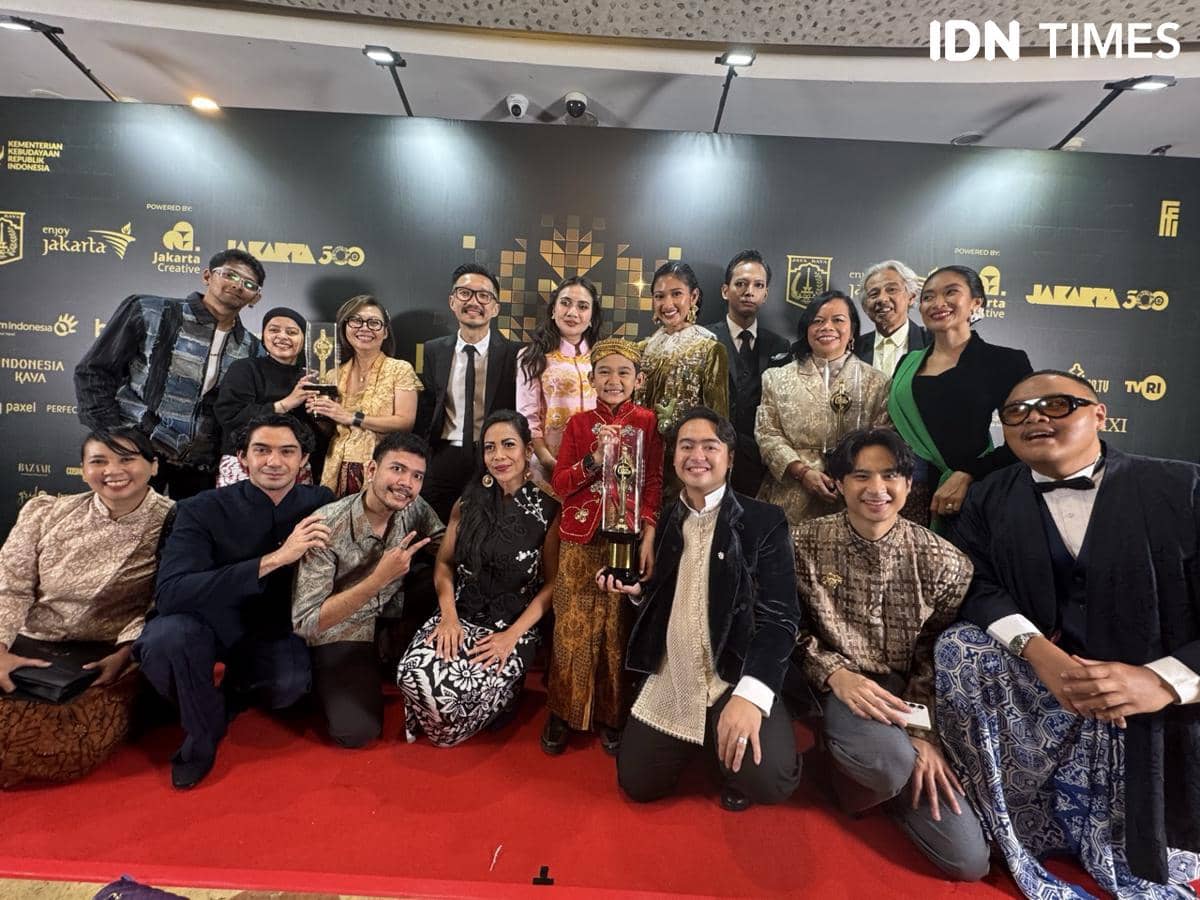 cast dan tim produksi film Pangku pada Kamis (20/11/2025)
