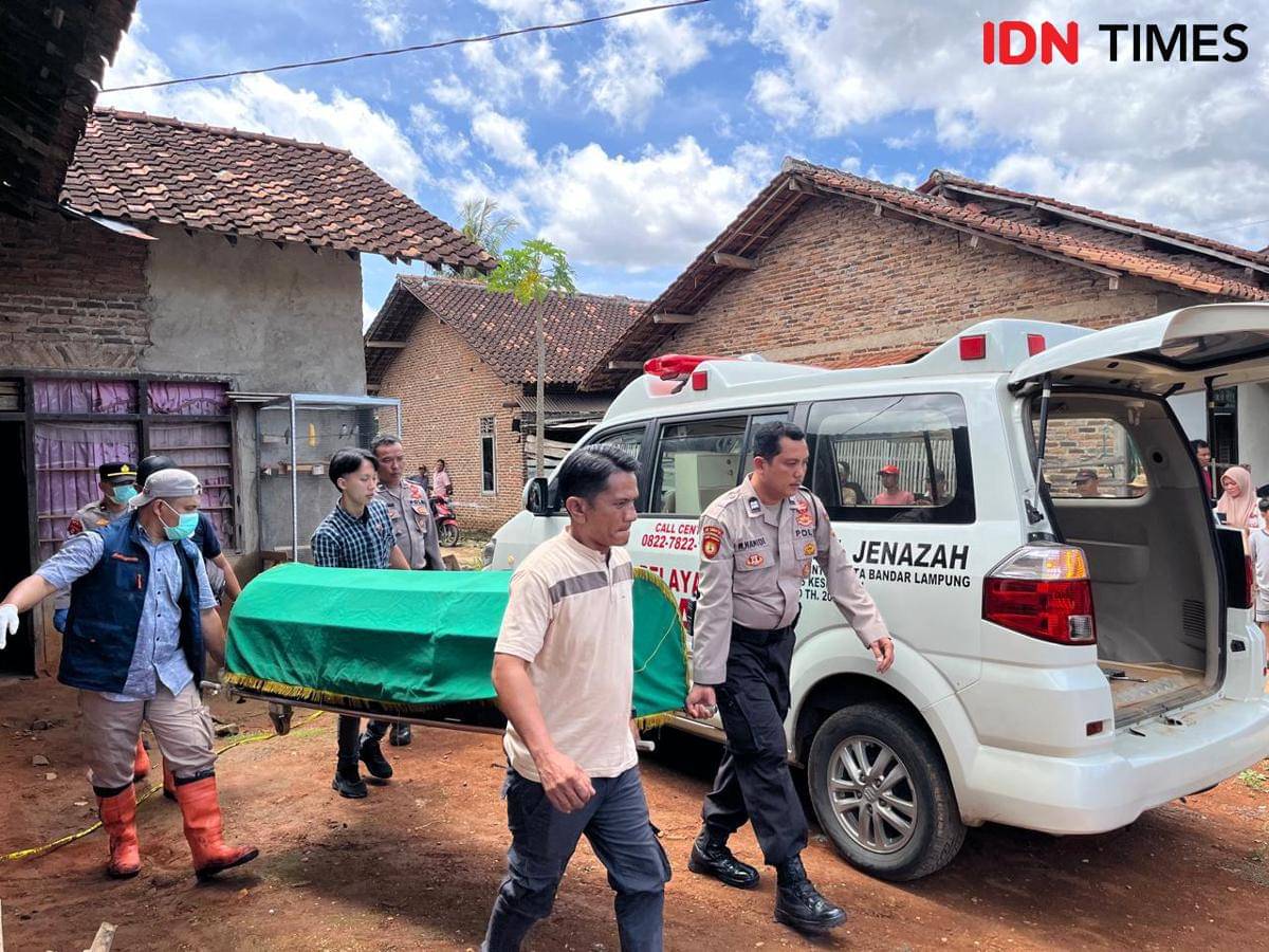 Peristiwa pembunuhan di salah satu rumah warga Kelurahan Rajabasa 