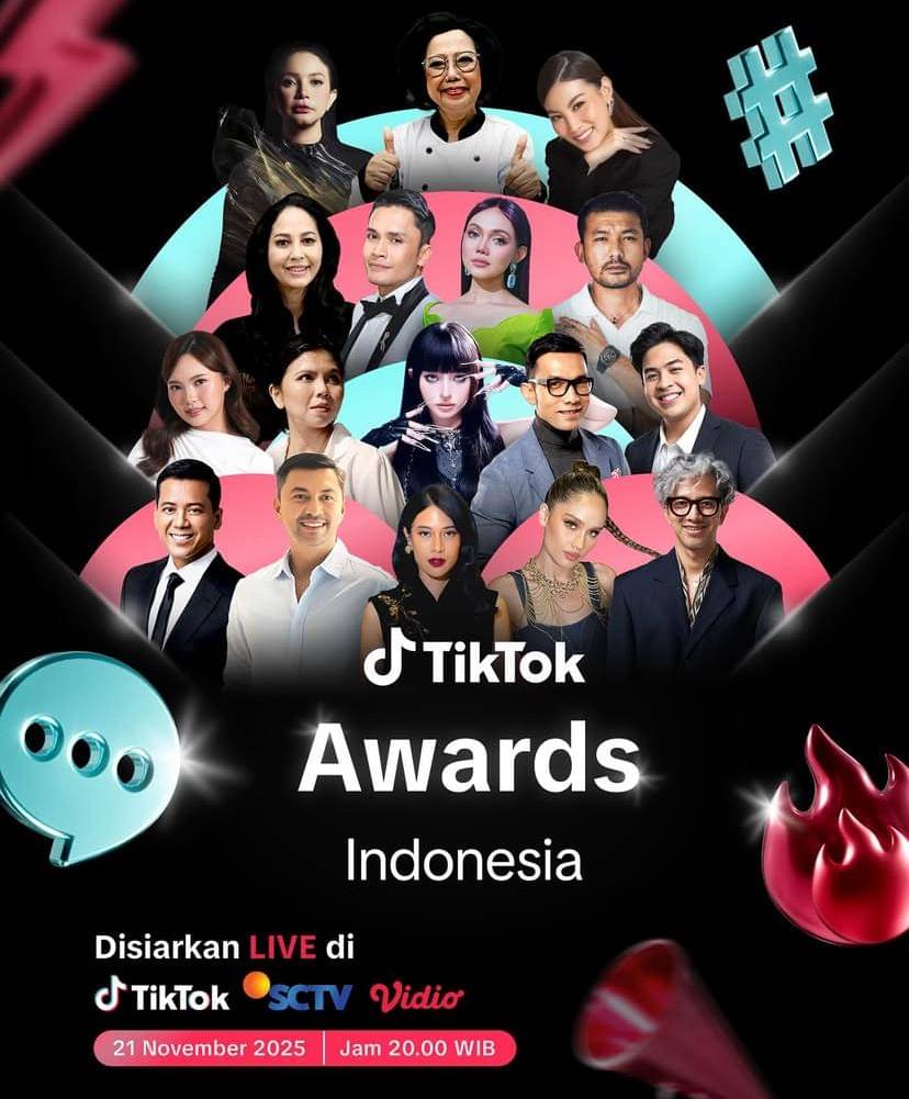 daftar lineup TikTok Awards Indonesia 2025 