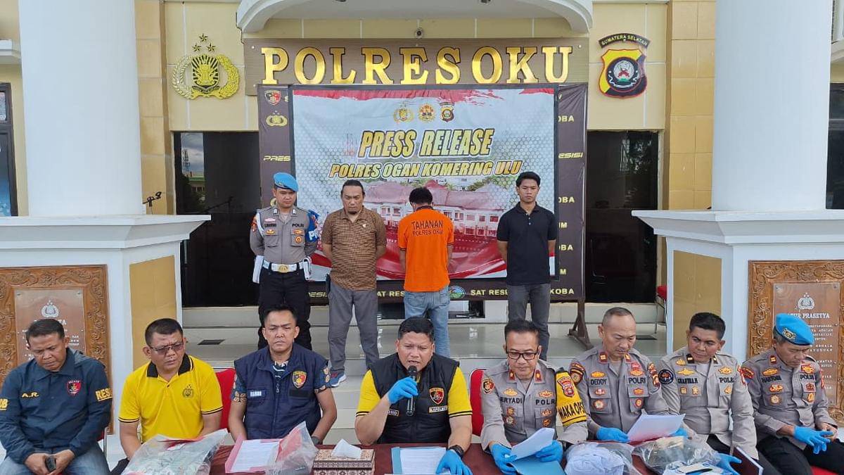 Rilis penangkapan pelaku pembunuhan Guru PPPK di OKU