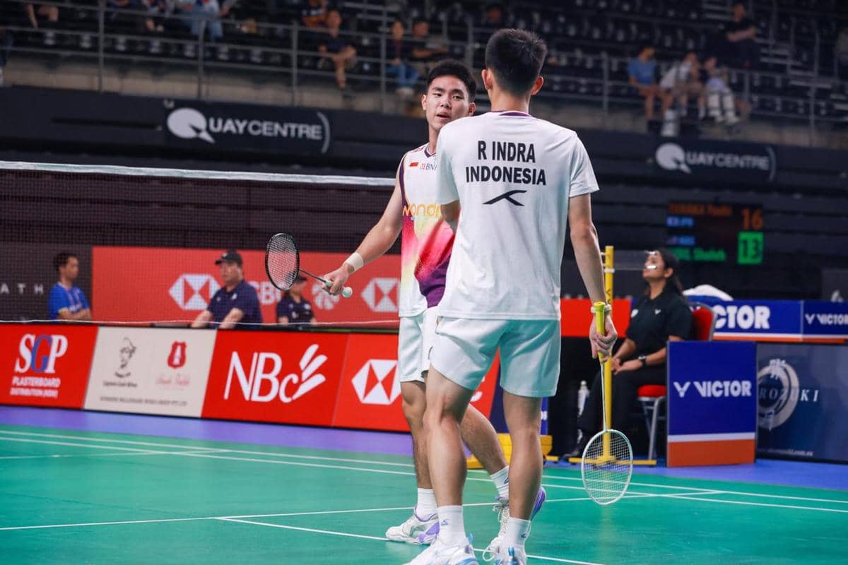 Ganda putra muda Indonesia, Raymond Indra/Nikolaus Joaquin di Australian Open 2025