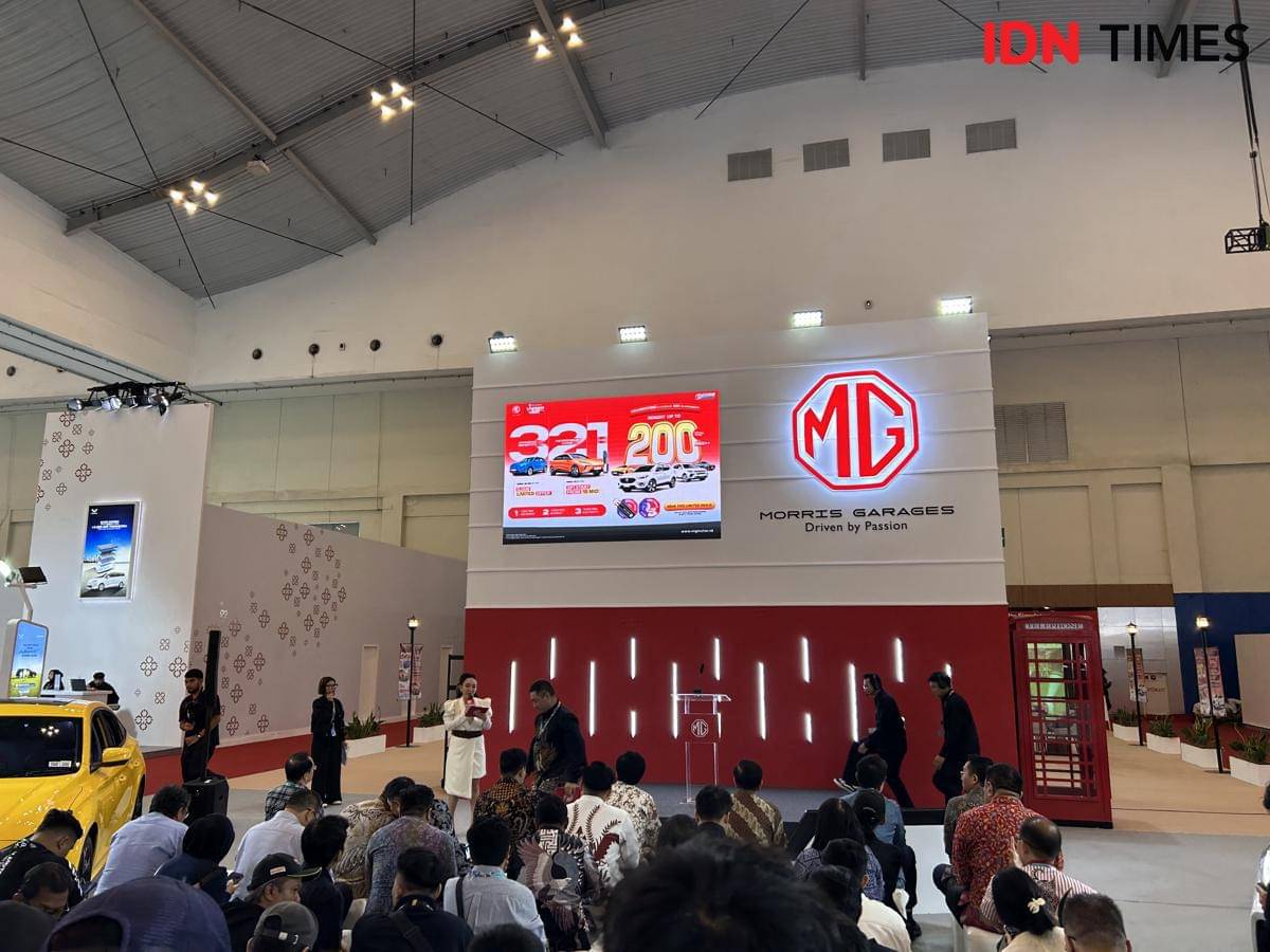 Booth MG di GJAW 2025 