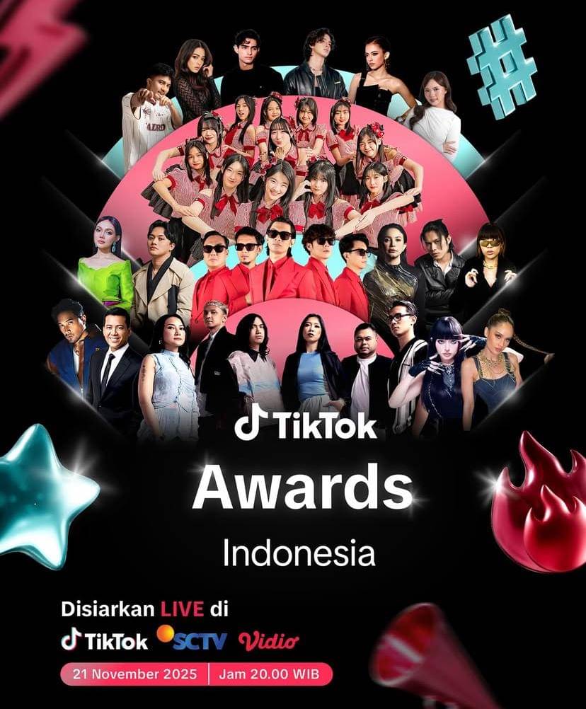 daftar lineup TikTok Awards Indonesia 2025 