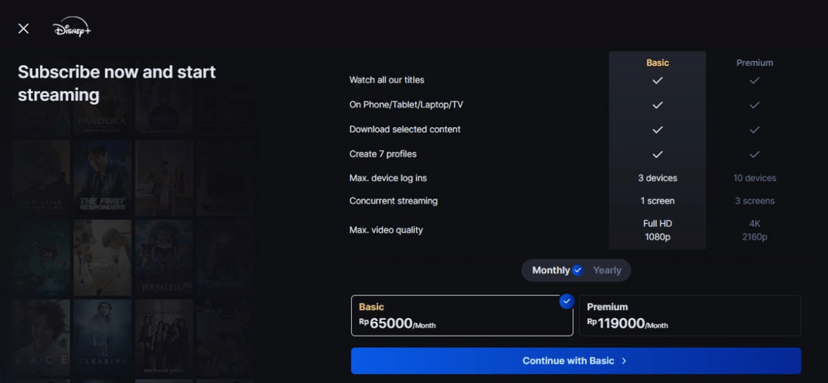 biaya langganan Disney+ Hotstar 