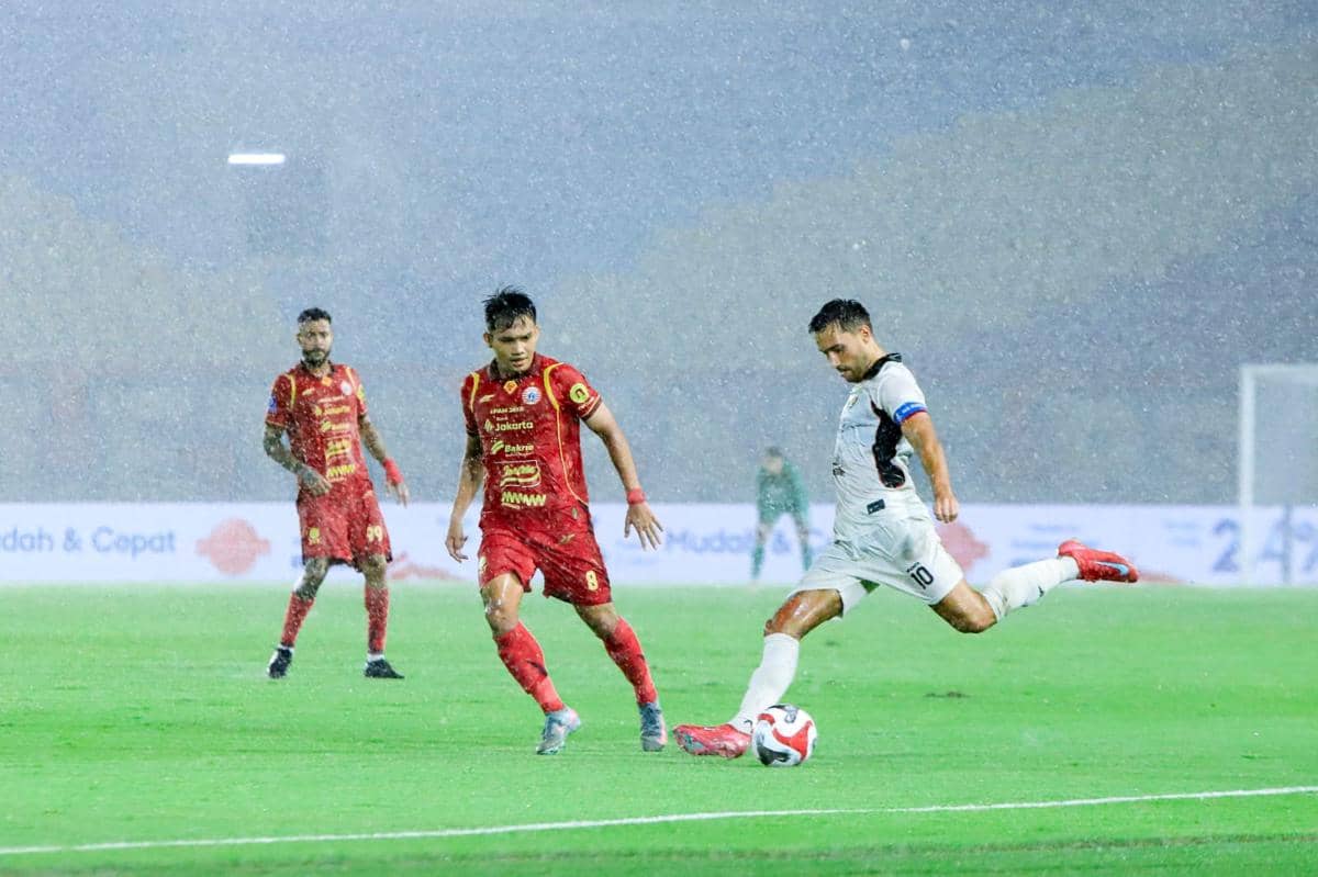 Pemain Persik Kediri saat melawan Persija Jakarta. IDN Times/istimewa