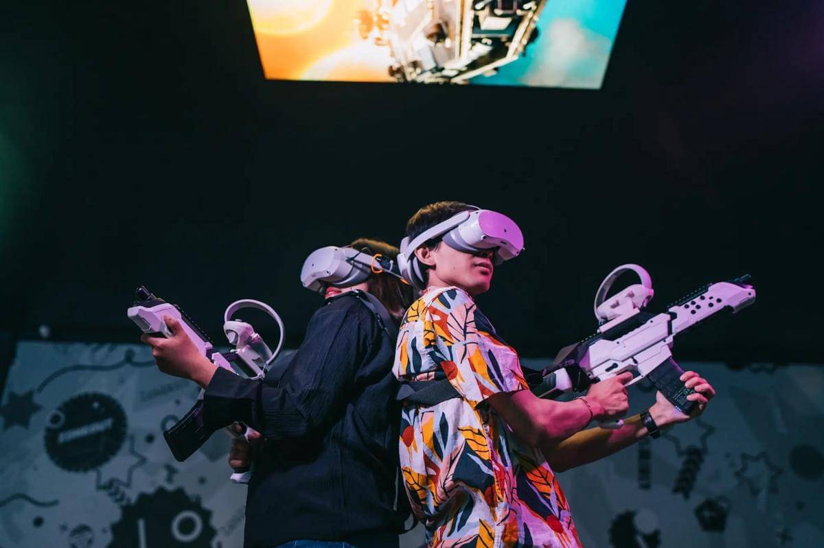 Permainan di Zone Out Bali. 