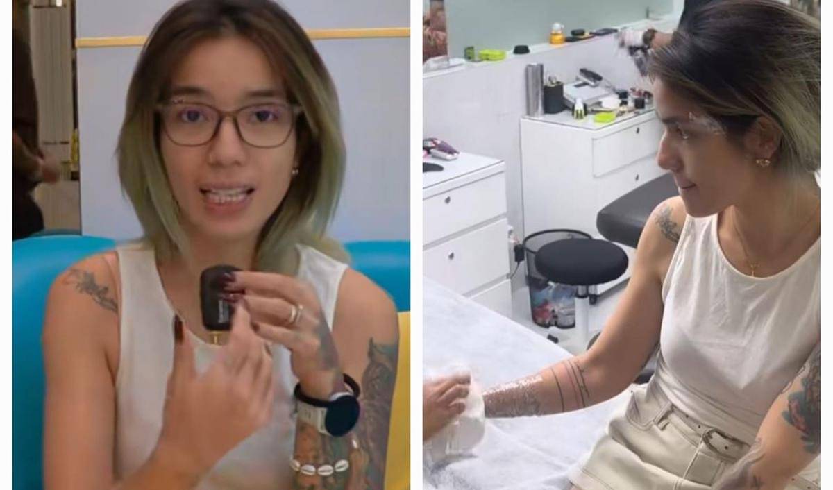 Sheila Marcia hapus tato salib