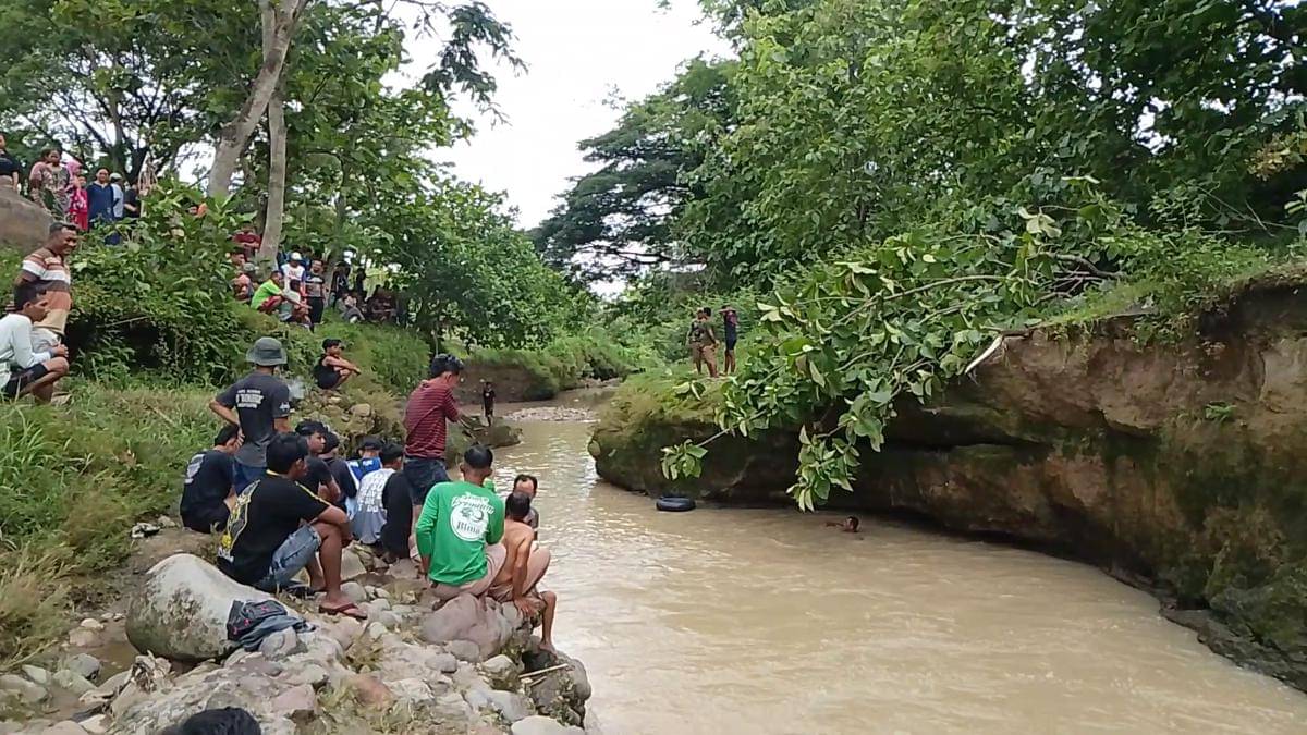 Terpeleset saat mancing remaja 16 tahun tewas tengelam. IDN Times/Riyanto.