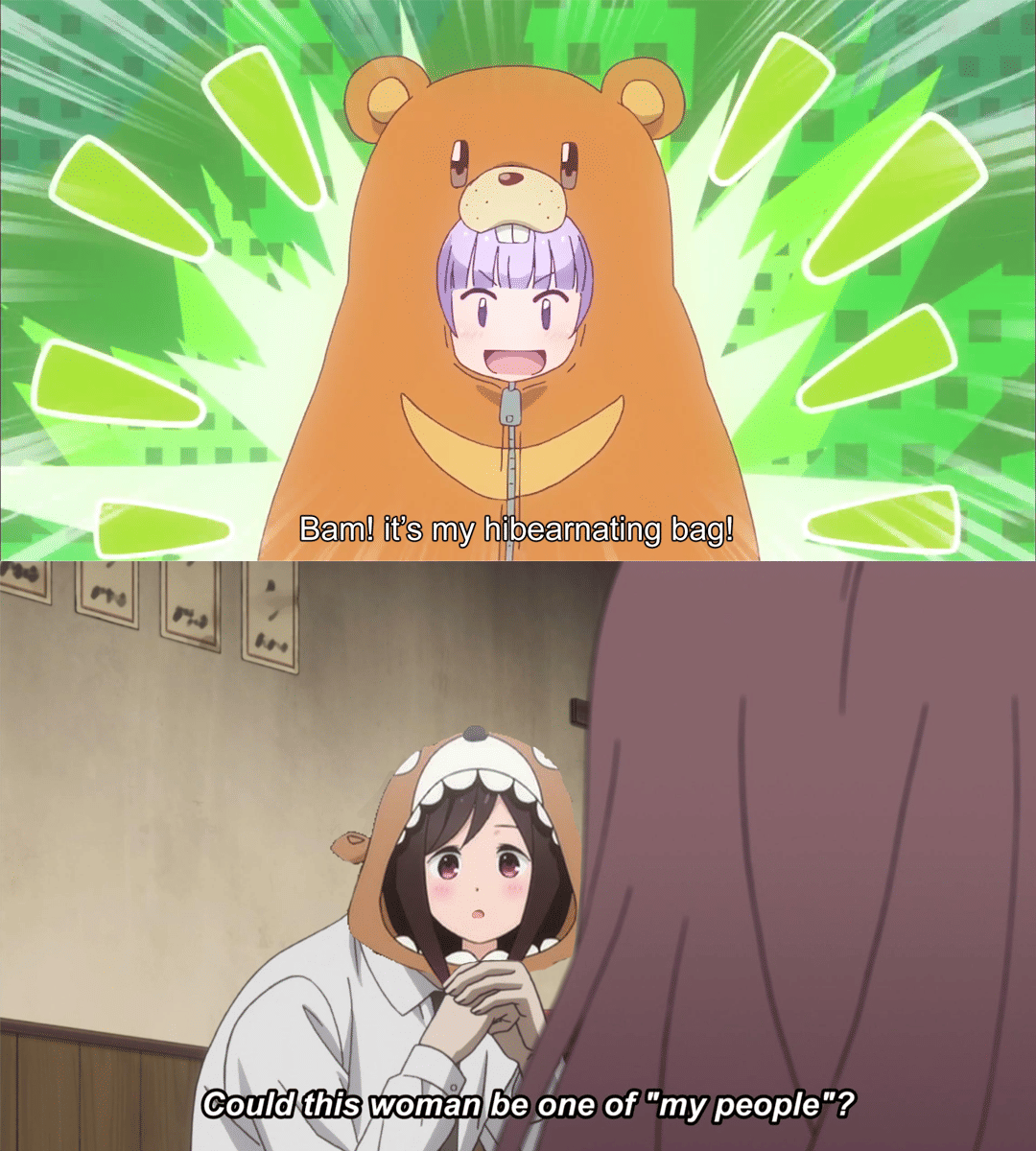 meme anime tentang beruang