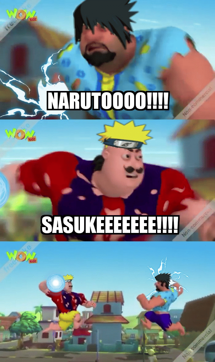 meme anime tentang berantem