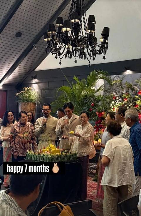 Perayaan 7 Bulan Kehamilan Istri Brandon Salim (instagram.com/dhikahimawan)