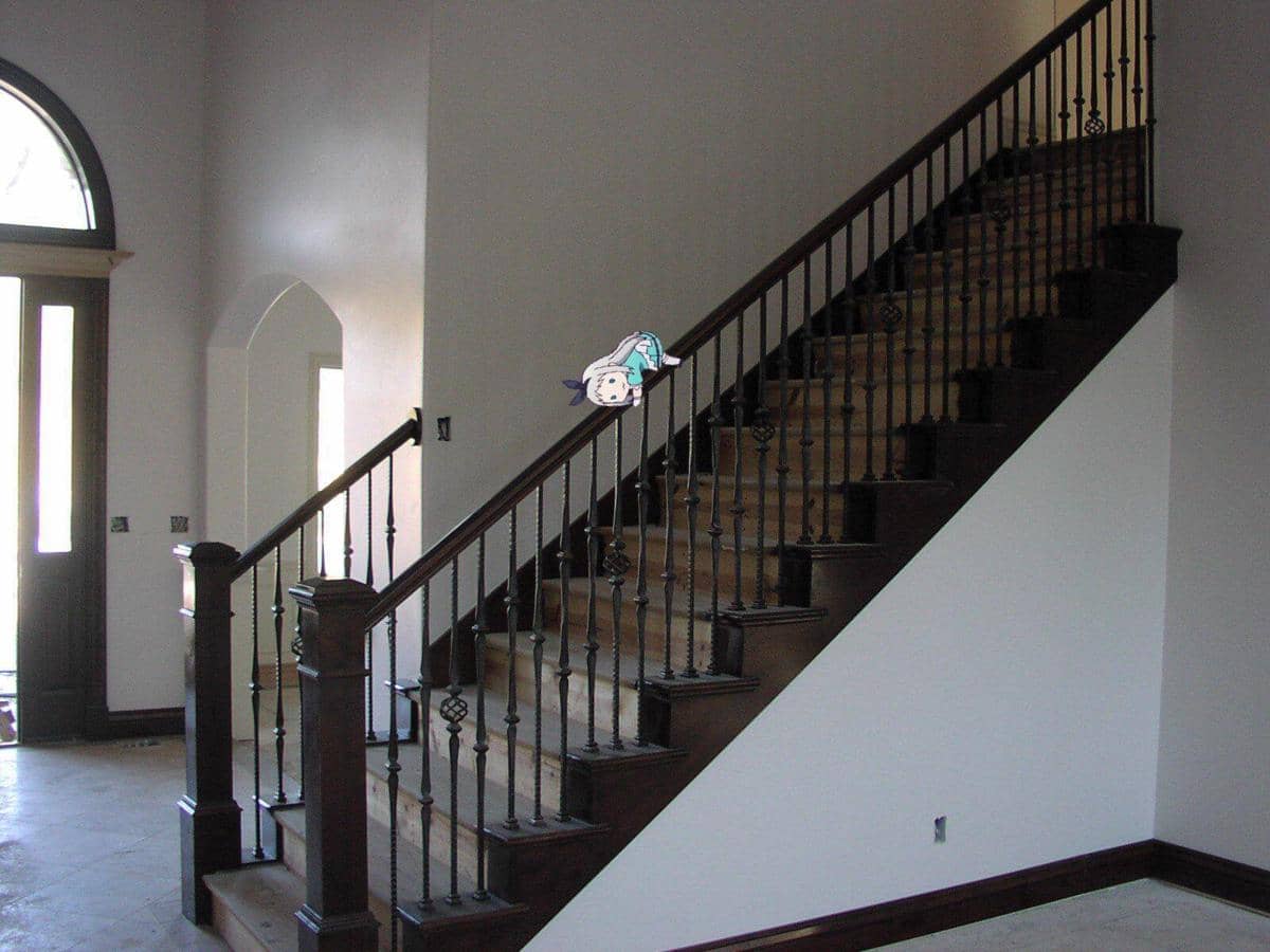 meme anime tentang tangga