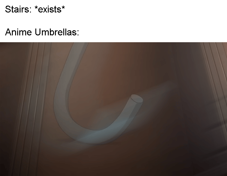 meme anime tentang tangga