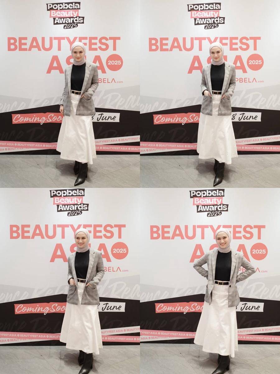 ide mix and match layering outfit ala Melody Laksani 