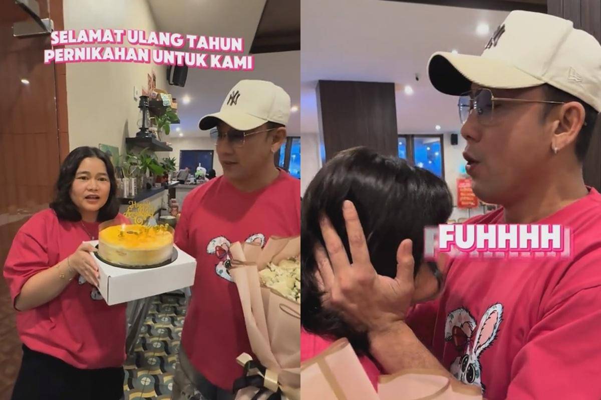 Denny Sumargo dan Olivia Allan anniversary ke-5 (tiktok.com/@dennysumargoreal)