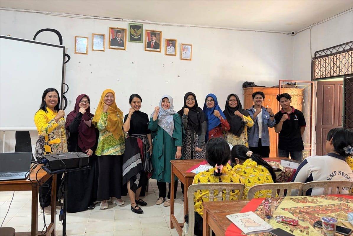 Kegiatan Pengabdian kepada Masyarakat dilakukan Dosen Program Studi Arsitektur Institut Teknologi Sumatera (Itera) di SMP Negeri 1 Seputih Raman, Lampung Tengah