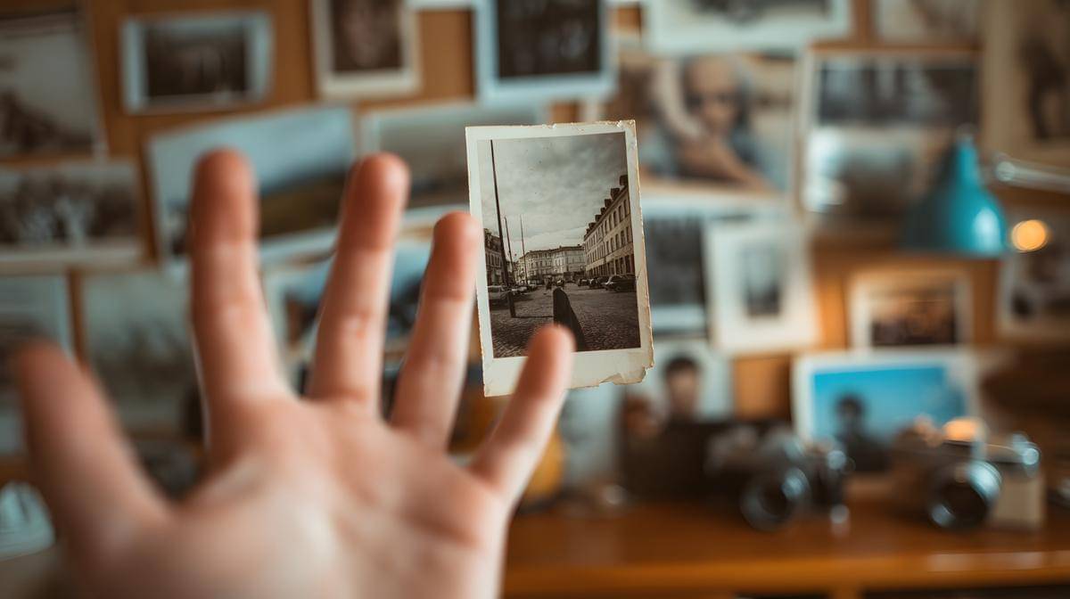 Ilustrasi foto kenangan