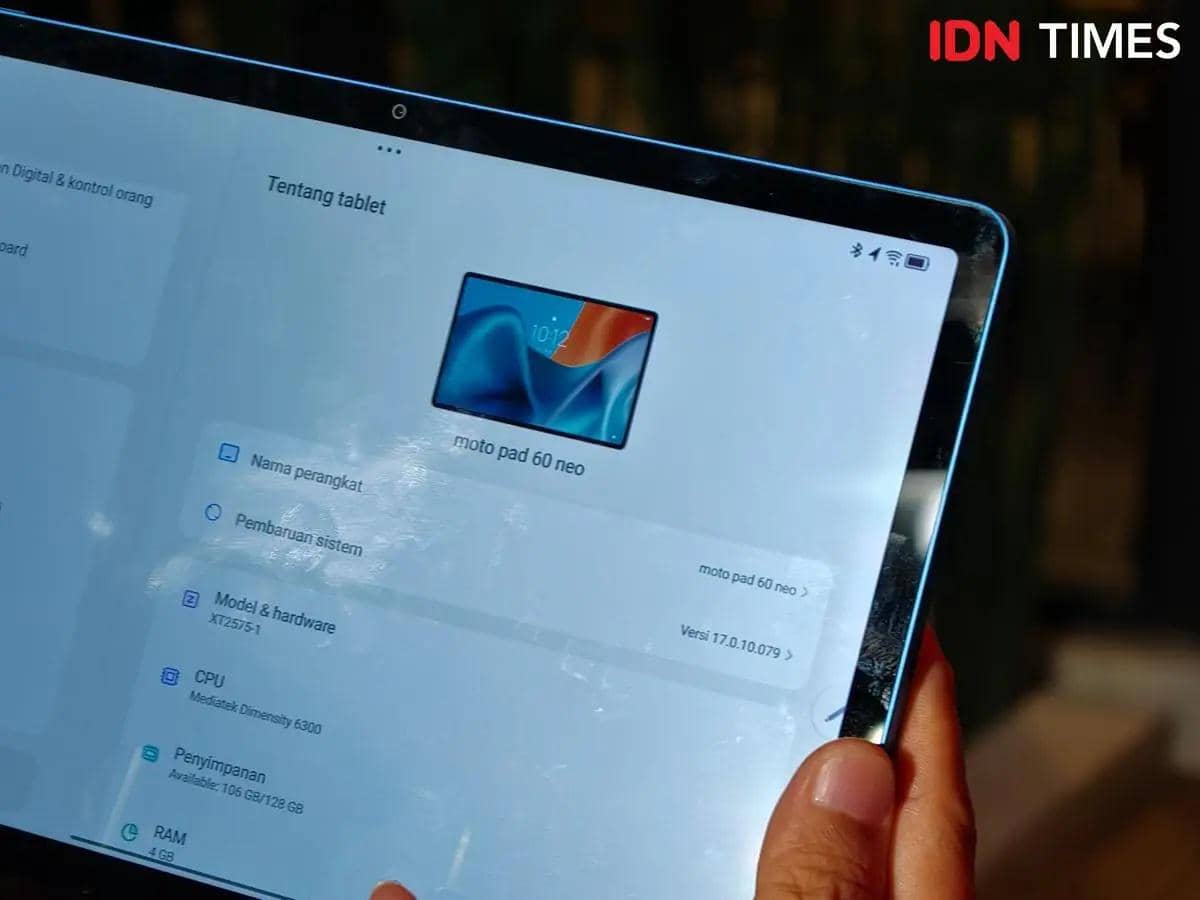 potret Motorola Moto Pad 60 Neo