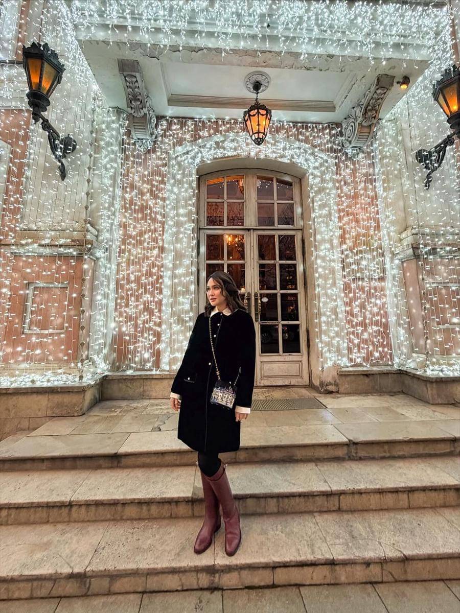 Shandy Aulia liburan di Moskow.