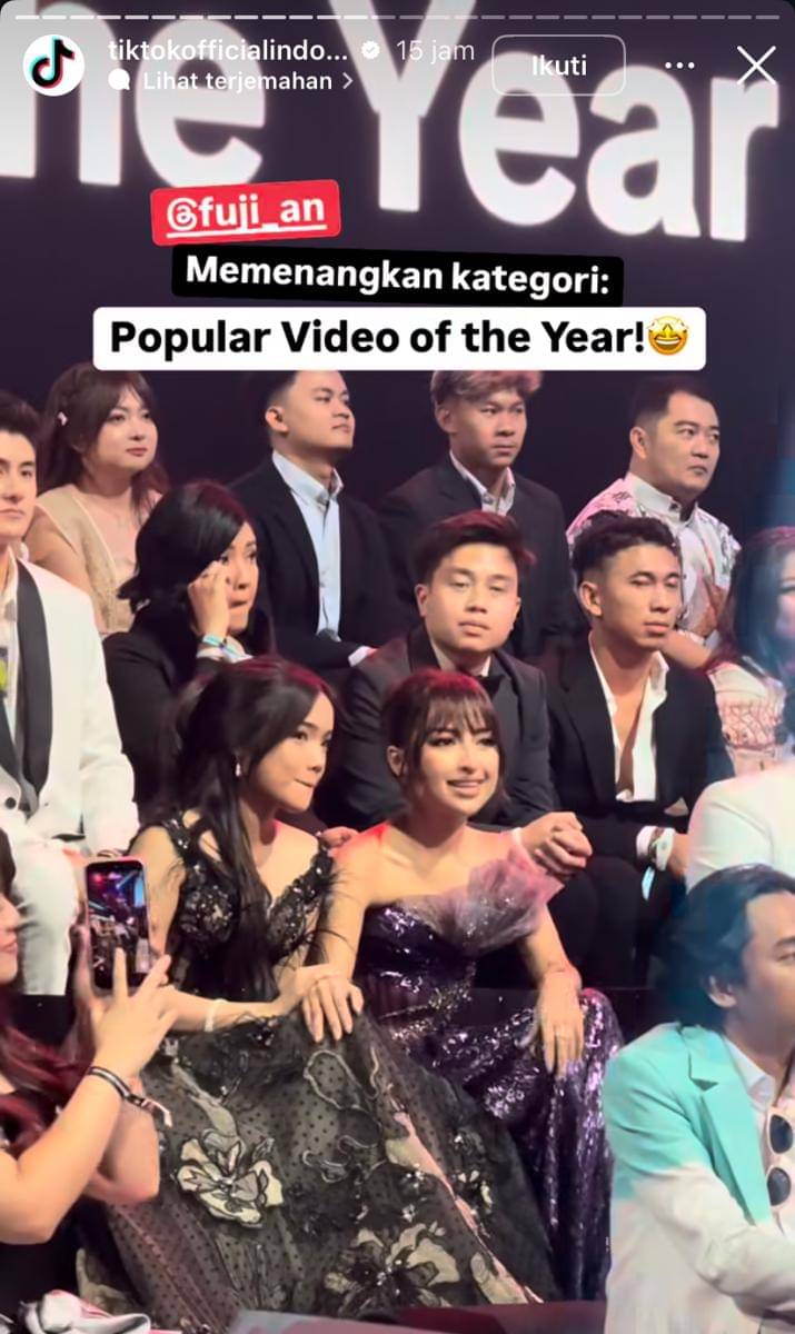potret Seleb di TikTok Awards Indonesia 2025