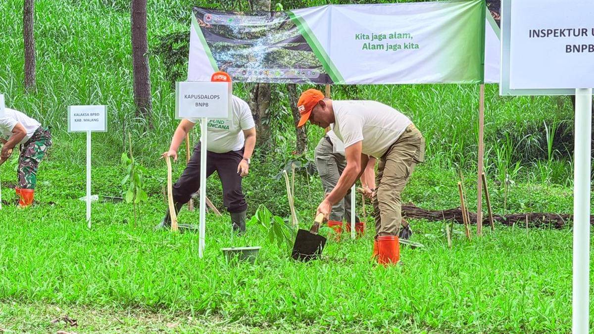 BNPB gelar acara tanam pohon di empat provinsi selama tiga hari. (Dok. BNPB)