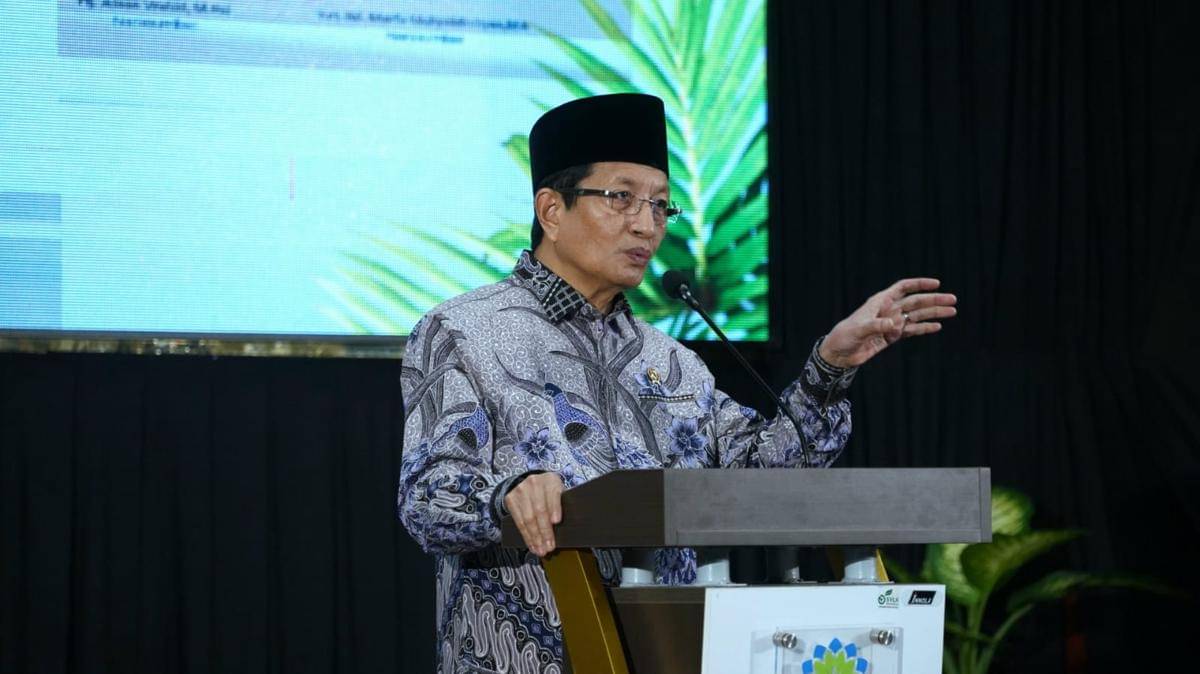 Menteri Agama Nasaruddin Umar di acara Halaqah pesantren di UIN Sunan Gunung Djati Bandung (dok. Kemenag)