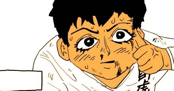 Suiko memukul dirinya saat melihat kekuatan Saitama - One Punch Man Webcomic