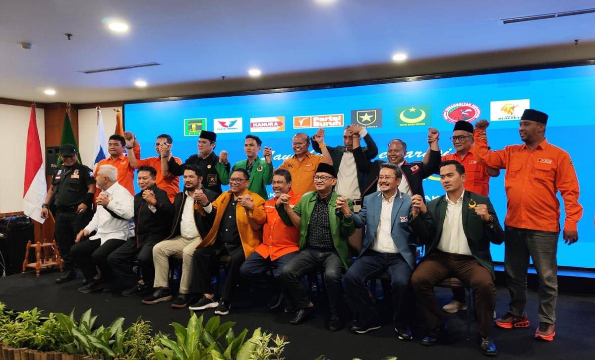 Delapan partai politik (parpol) nonparlemen secara resmi membentuk Sekretariat  Bersama Gerakan Kedaulatan Suara Rakyat