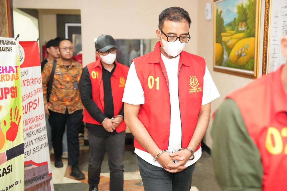 Kejati Sumsel tetapkan 7 tersangka dugaan korupsi bang plat merah (Dok. Kejati Sumsel)