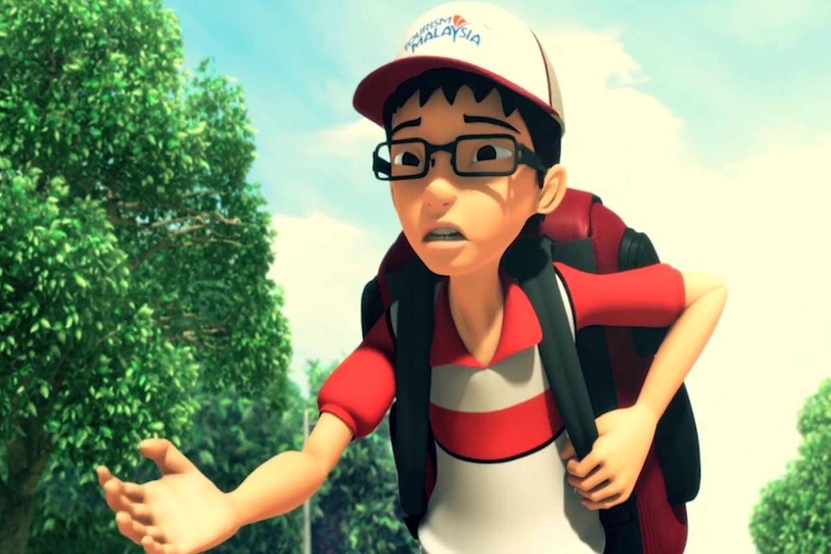 karakter Abang Lim yang kocak dan kurang terlalu suka keberadaan anak kecil