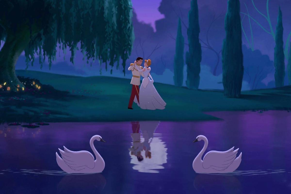 adegan pembuka di film "Cinderella III: A Twist in Time"