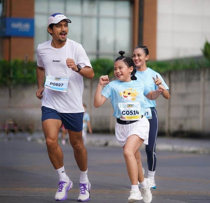 potret Yaya ikut Baby Shark Run 2025