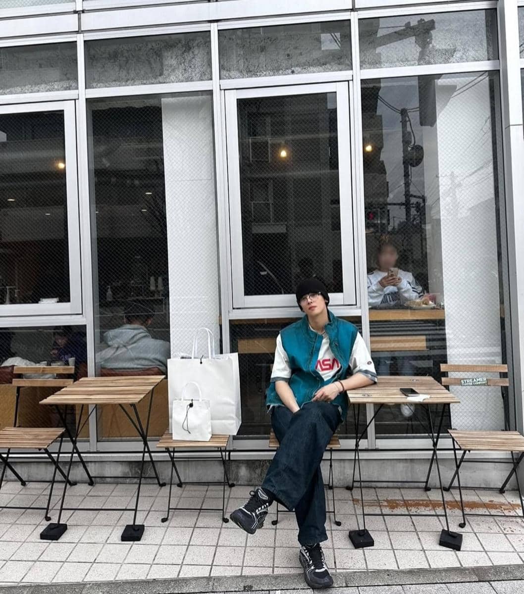 gaya OOTD kasual Cha Eun Woo