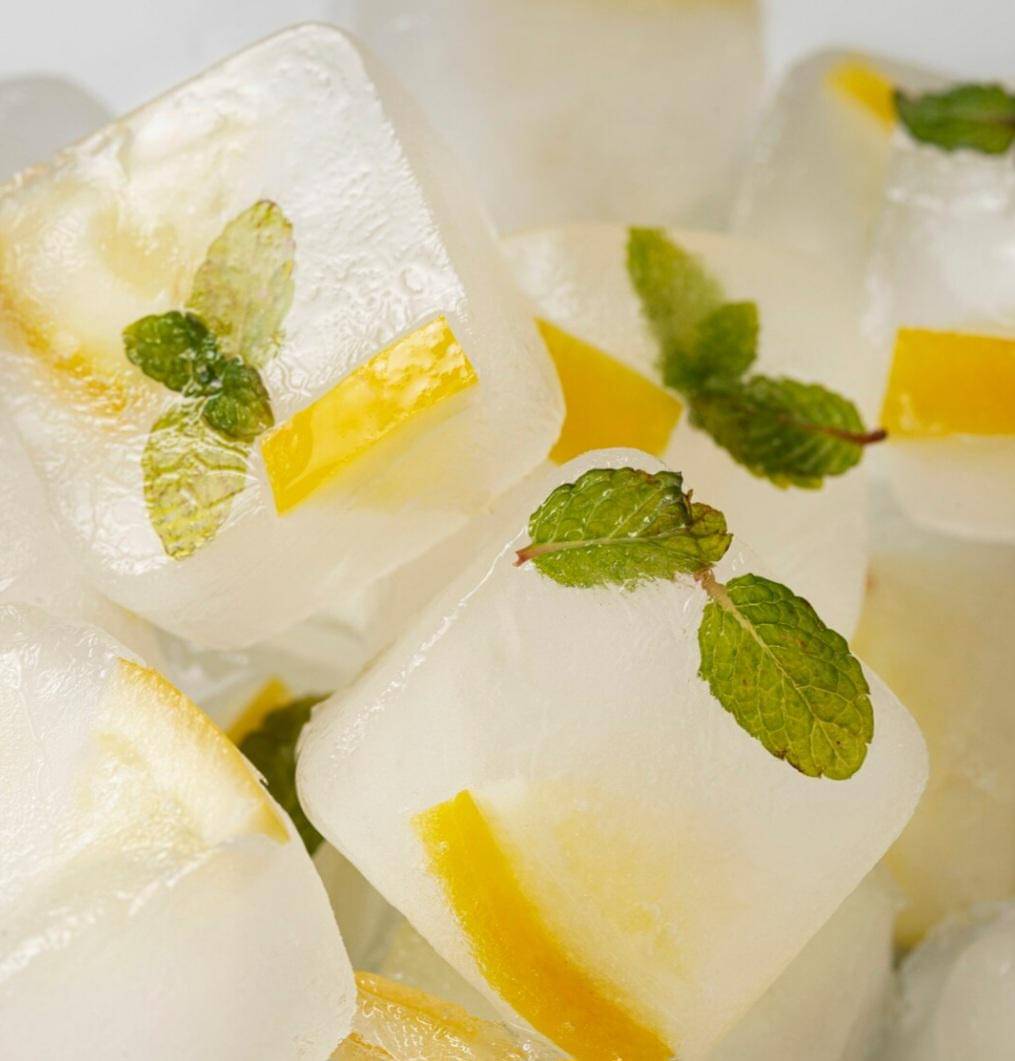 ilustrasi lemon beku