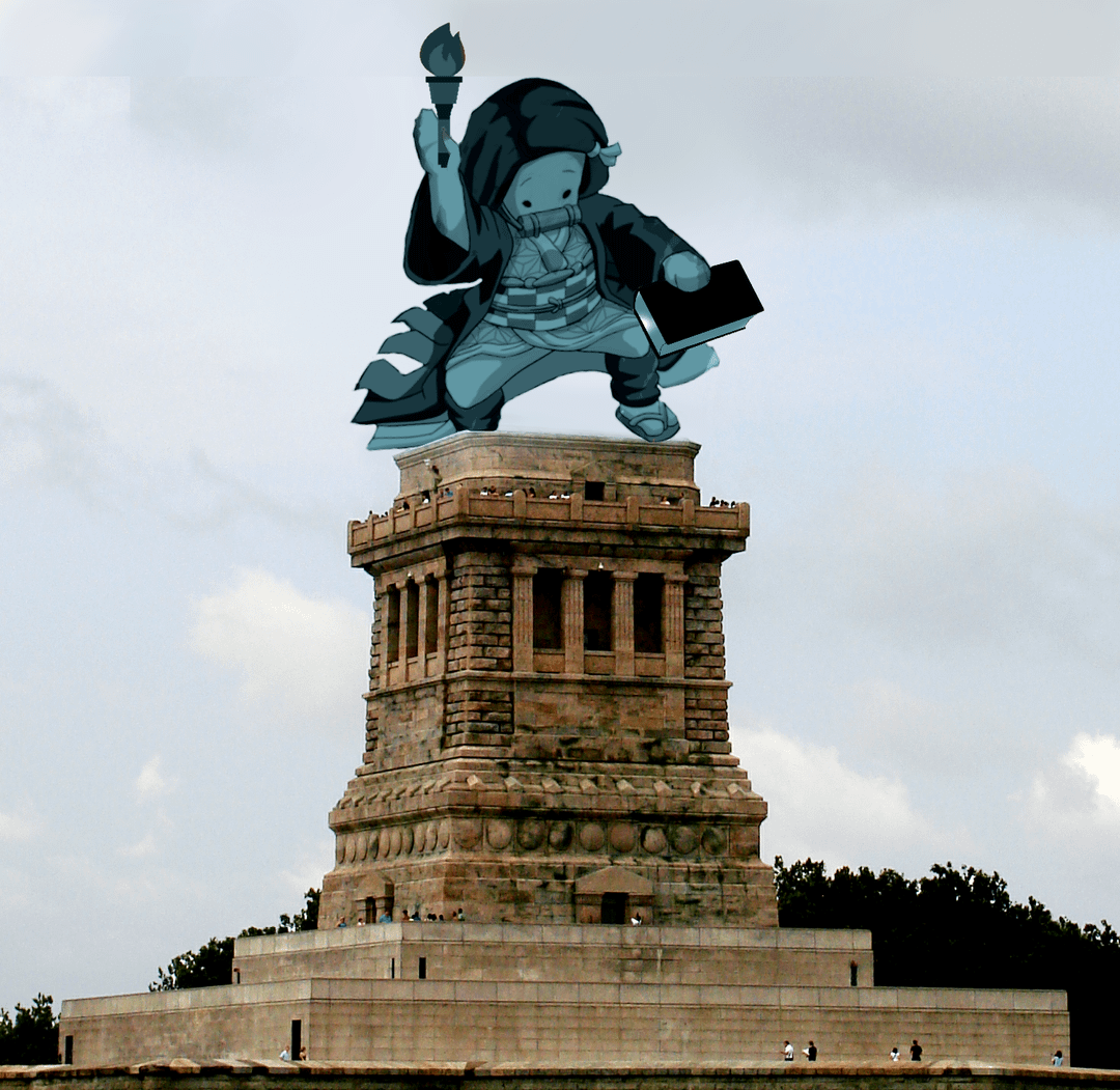 meme anime tentang patung