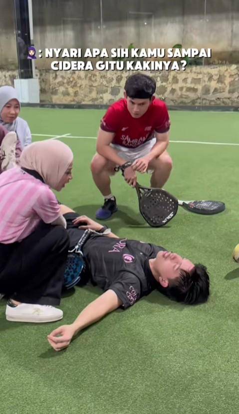 Atta Halilintar Alami Cedera saat Turnamen Padel