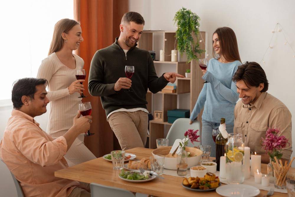 ilustrasi orang mengobrol