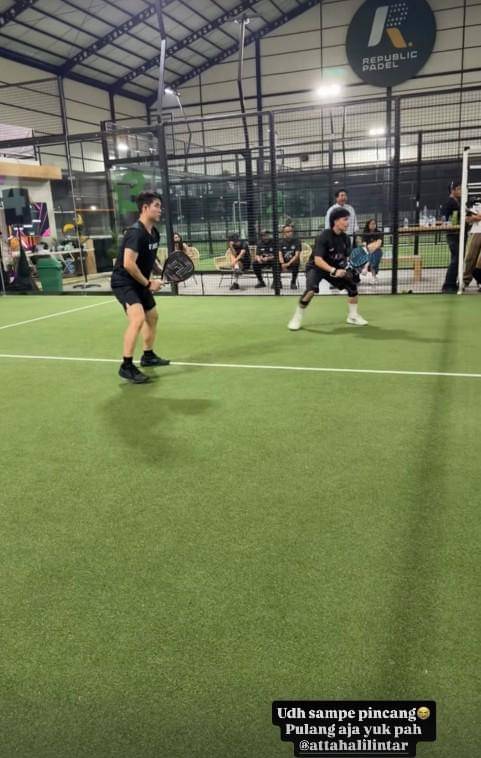 Atta Halilintar Alami Cedera saat Turnamen Padel