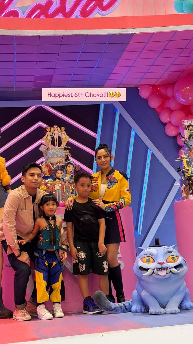 potret ulang tahun Chava anak Rachel Vennya