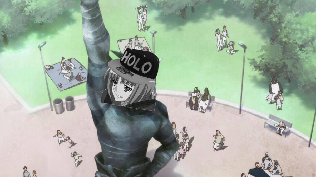 meme anime tentang patung