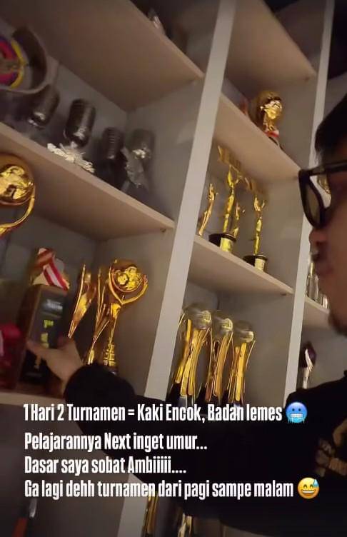 Atta Halilintar Alami Cedera saat Turnamen Padel