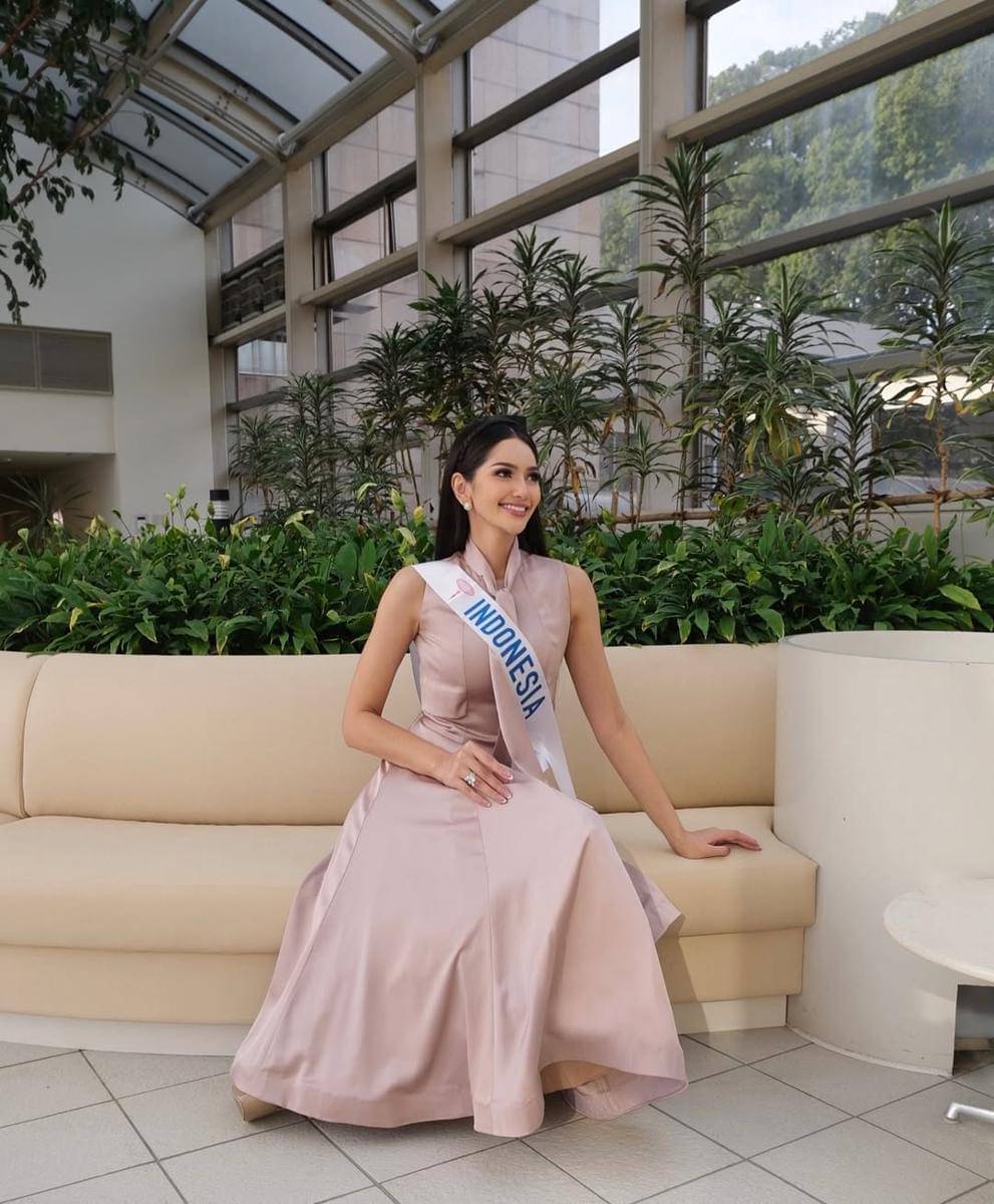 Potret Melliza Xaviera di Karantina Miss International 2025