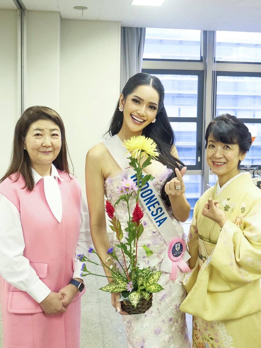 Potret Melliza Xaviera di Karantina Miss International 2025
