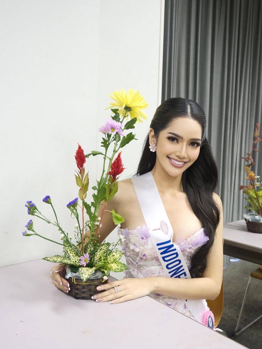 Potret Melliza Xaviera di Karantina Miss International 2025