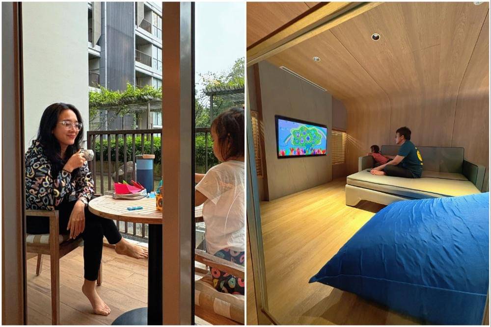 Potret Dea Ananda ajak keluarga Staycation di Kabupaten Bogor