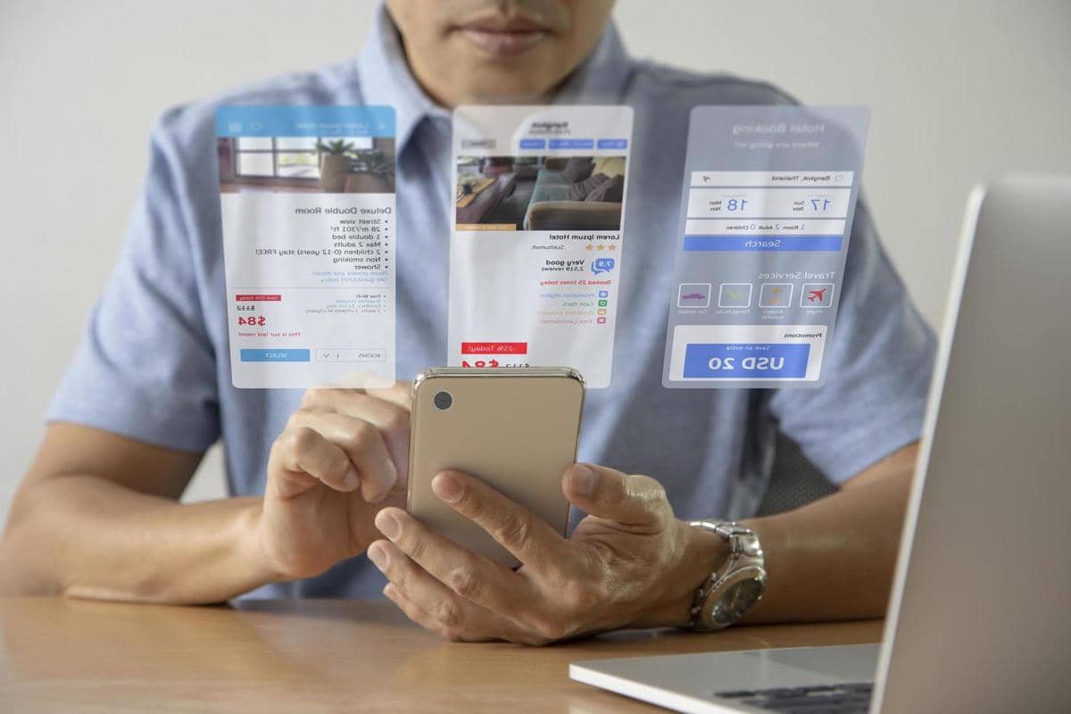 ilustrasi booking hotel 